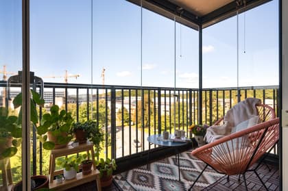 Balkong eller utsiktsbild