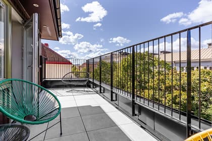 Balkong eller utsiktsbild