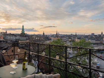 Balkong eller utsiktsbild