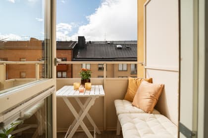 Balkong eller utsiktsbild