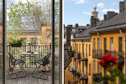 Balkong eller utsiktsbild