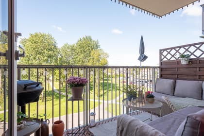 Balkong eller utsiktsbild