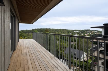 Balkong eller utsiktsbild