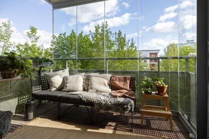 Balkong eller utsiktsbild