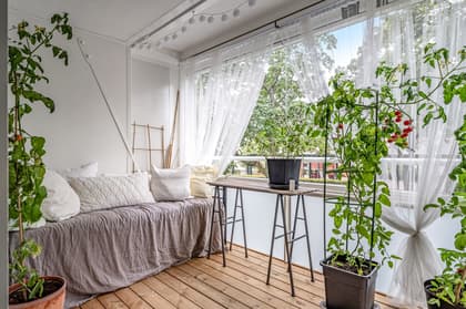 Balkong eller utsiktsbild