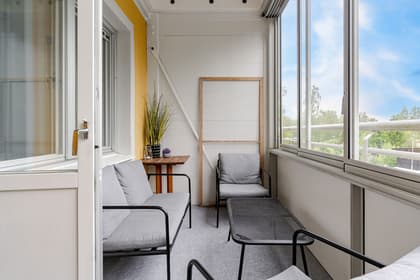 Balkong eller utsiktsbild