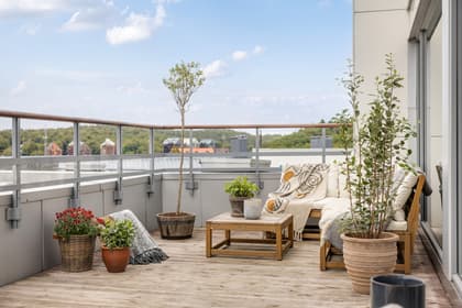 Balkong eller utsiktsbild