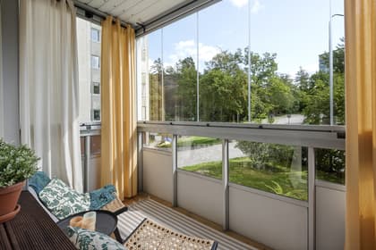 Balkong eller utsiktsbild