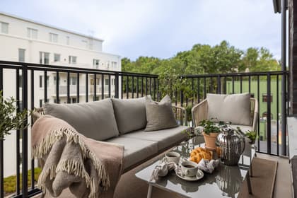 Balkong eller utsiktsbild