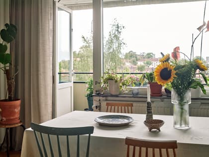 Balkong eller utsiktsbild