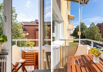 Balkong eller utsiktsbild