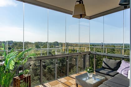 Balkong eller utsiktsbild