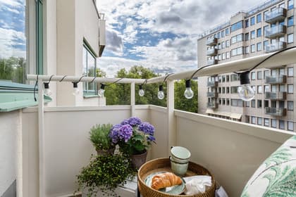 Balkong eller utsiktsbild