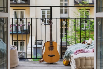 Balkong eller utsiktsbild