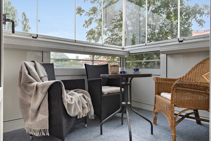 Balkong eller utsiktsbild