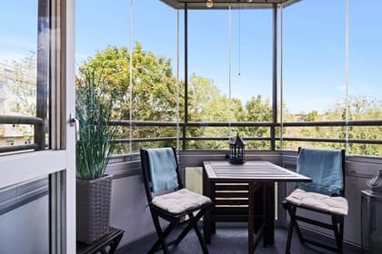 Balkong eller utsiktsbild