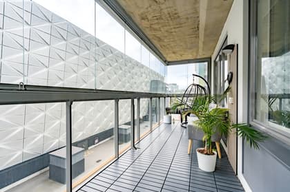 Balkong eller utsiktsbild