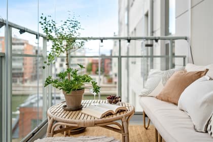 Balkong eller utsiktsbild