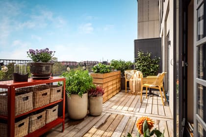 Balkong eller utsiktsbild