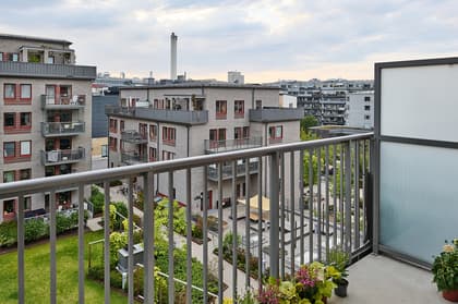 Balkong eller utsiktsbild