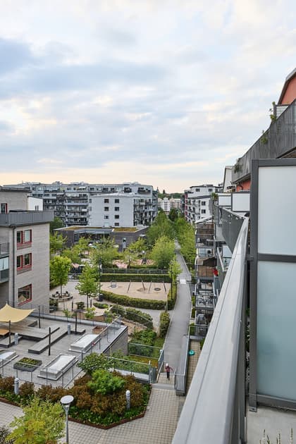 Balkong eller utsiktsbild