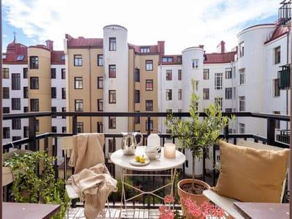 Balkong eller utsiktsbild