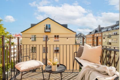 Balkong eller utsiktsbild