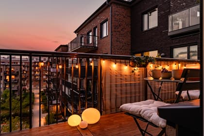 Balkong eller utsiktsbild