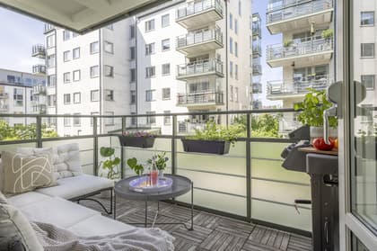 Balkong eller utsiktsbild