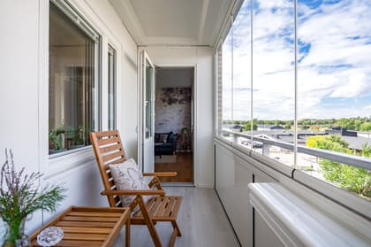 Balkong eller utsiktsbild