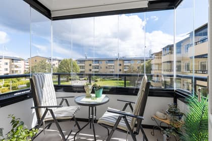 Balkong eller utsiktsbild