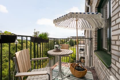 Balkong eller utsiktsbild