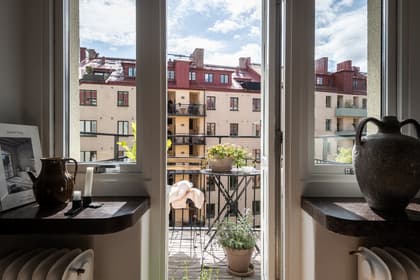 Balkong eller utsiktsbild