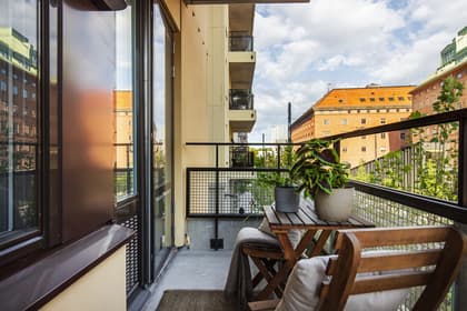 Balkong eller utsiktsbild