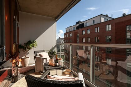 Balkong eller utsiktsbild