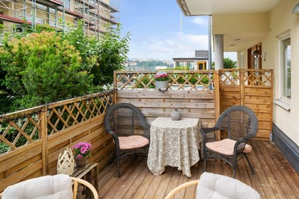 Balkong eller utsiktsbild