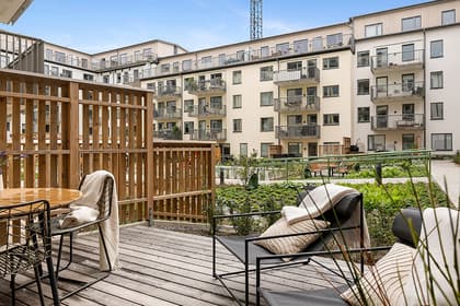 Balkong eller utsiktsbild