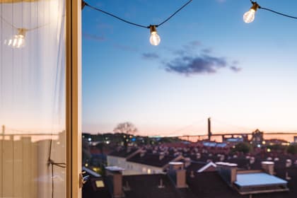 Balkong eller utsiktsbild