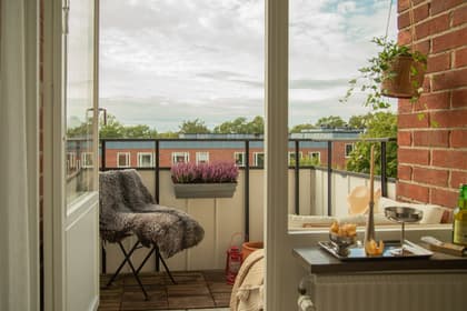 Balkong eller utsiktsbild