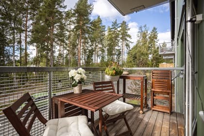 Balkong eller utsiktsbild