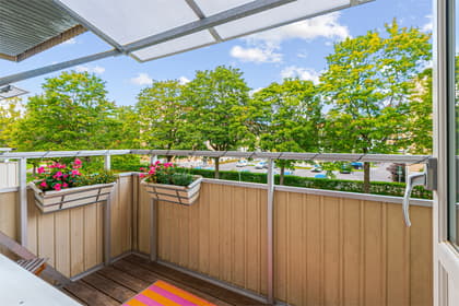 Balkong eller utsiktsbild