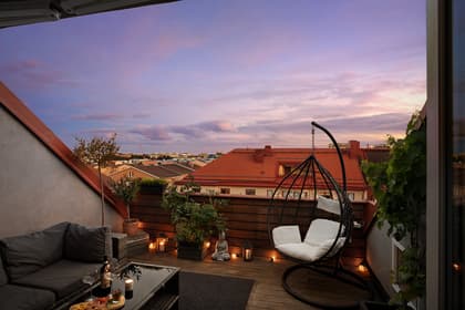 Balkong eller utsiktsbild