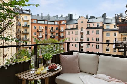 Balkong eller utsiktsbild