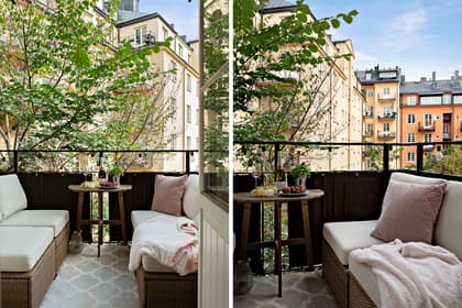 Balkong eller utsiktsbild