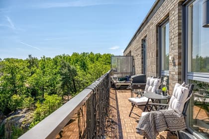 Balkong eller utsiktsbild