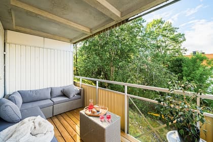 Balkong eller utsiktsbild