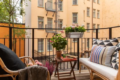 Balkong eller utsiktsbild