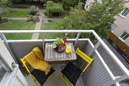 Balkong eller utsiktsbild