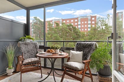 Balkong eller utsiktsbild