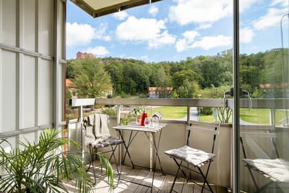 Balkong eller utsiktsbild